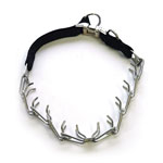 Herm Sprenger Stainless Steel pinch collar with quick release and a live ring