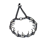 Herm Sprenger Black Plated Stainless Steel Pinch Collar