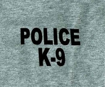 Gray Police K-9 T-Shirt