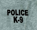 Gray Police K-9 T-Shirt