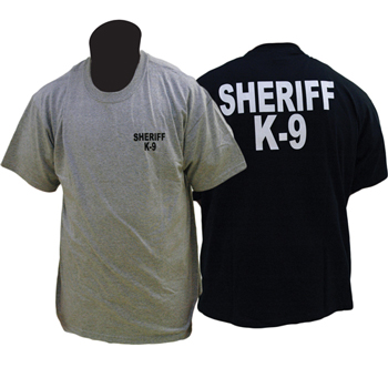 Black Sheriff K-9 T-Shirt