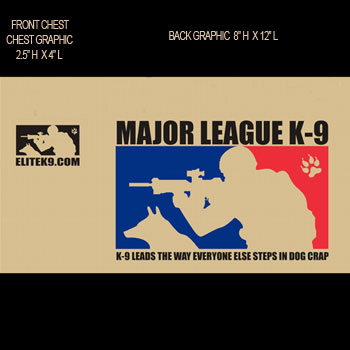 Major League K-9 Sand T-shirt