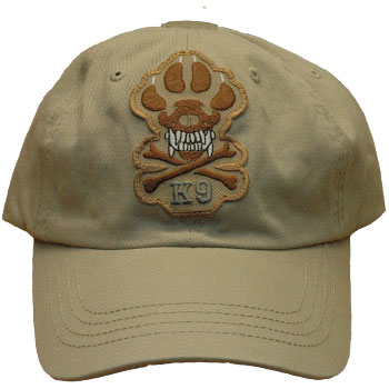Tactical cap with K-9 Paw Patch