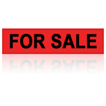 For Sale - Red Background