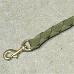 Woven Nylon leash - OD & Coyote