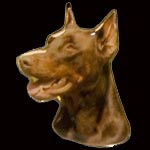 Doberman Large Pin - Color