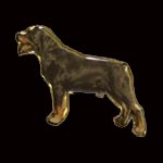 Rottweiler Body Pin - Color