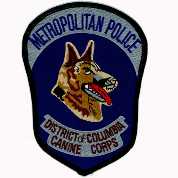 District of Columbia Metropolitan Police Canine Corps Patch