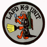LAPD K-9 Unit Patch