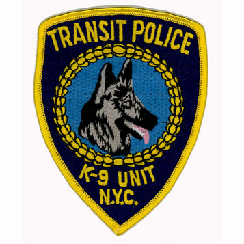 NYC Transit Police K-9 Unit Patch