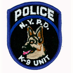 NYPD Police K-9 Unit Patch
