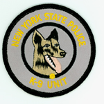 NY State Police K-9 Unit Patch