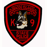 Rhode Island State Police K9 Patch