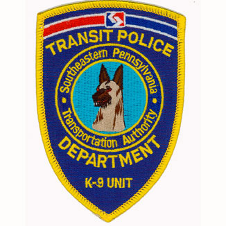 Southeastern Pennsylvania Transit Police Department K-9 Unit Patch