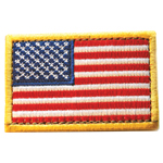 Tan American Flag Patch
