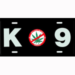License Plate with Narcotics, With Dogs we Bust