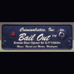 Criminalistics Inc The Bail Out Canine Release System