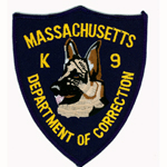 Massachusetts Department of Correction K9 Patch