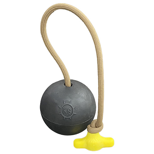Monster K9 Flash Reward Ball with Rope and T-handle