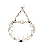 Herm Sprenger 3.2mm Stainless Steel Pinch Collar with Swivel