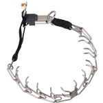 Herm Sprenger Stainless Steel pinch collar with quick release and a live ring