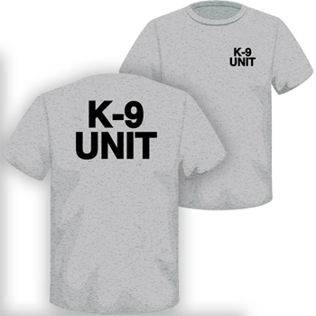 Gray K-9 Unit T-Shirt