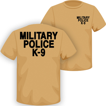 Military Police K-9 Sand