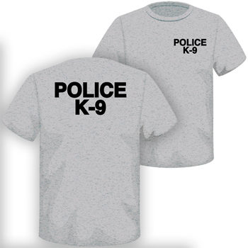 Gray Police K-9 T-Shirt