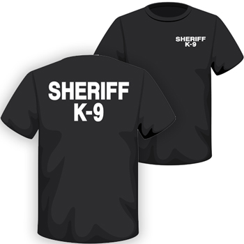 Black Sheriff K-9 T-Shirt