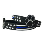 Thin Blue Line K-9 Paw Bracelet