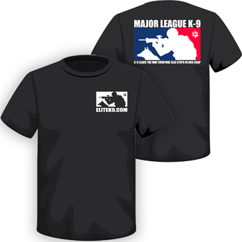 Major League K-9 Black T-Shirt