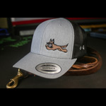 Gray and Black Malinois Trucker Hat