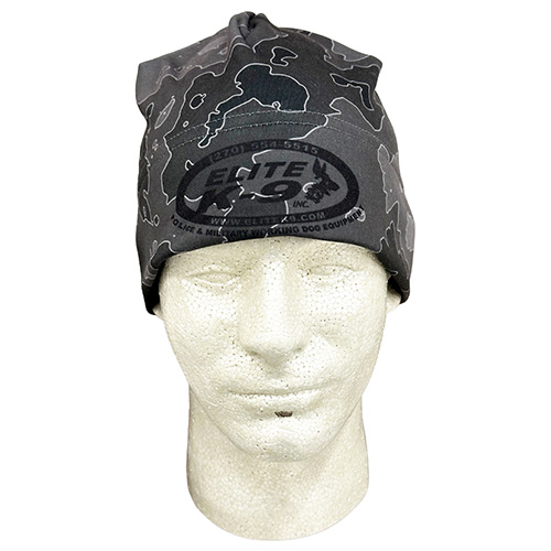 Elite K-9 Gray Topographic Camo Beanie