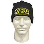 Elite K-9 Black Beanie