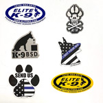 Six pack of decals