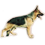 Full Body German Shepherd Vinyl Decal