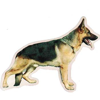 Full Body German Shepherd Vinyl Decal
