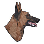 Belgian Malinois Head Vinyl Decal