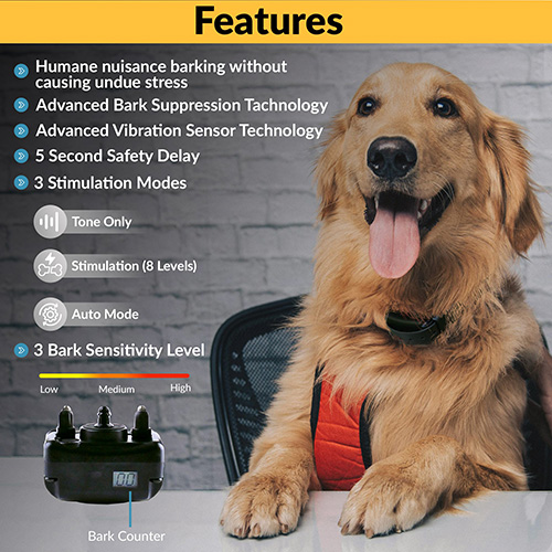 Ecollar Technologies Barkless Pro Anti-Bark Collar (BP-504)