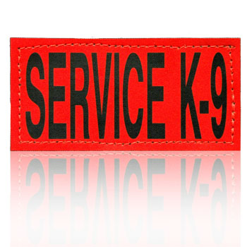 Service K-9 Short Panel Orange Reflective