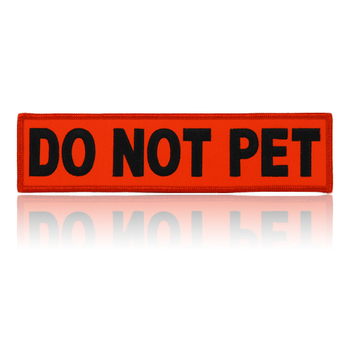 Do Not Pet -Orange Reflective