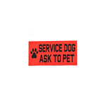 Service Dog Ask To Pet Velcro Patch