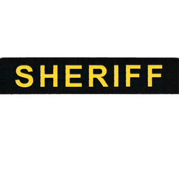 Sheriff for 1