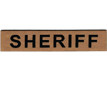 Sheriff for 1