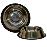 Stainless Steel No-Tip Feed Dish