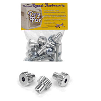 Universal Replacement Kennel Hardware - Silver