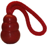 Large Red Kong with rope handle