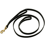 6' Leather Leash with Two Handles