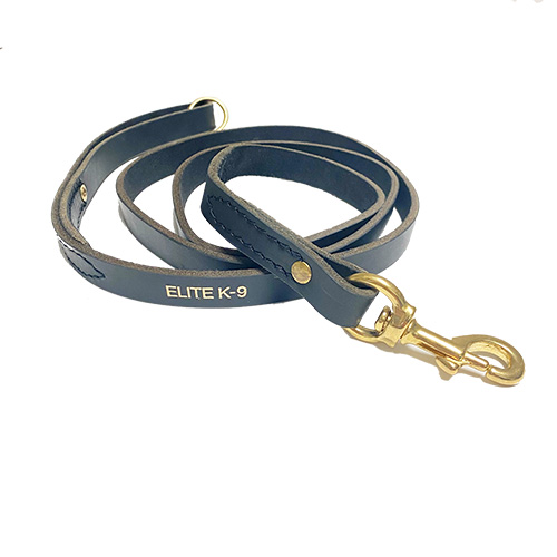 6' Leather Leash with Rivets