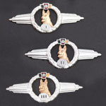 East German K-9 Qualification Pins